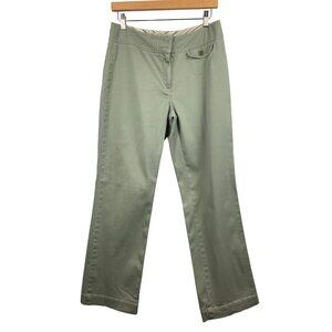 Janeville Womens Green Pants Size 8